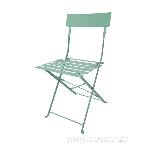 Outdoor Metal Folding Slat Chair(5Seat & 1Back)